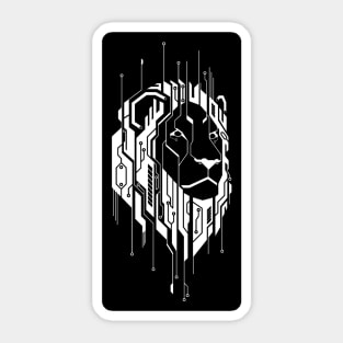 Lion steam logo Sticker